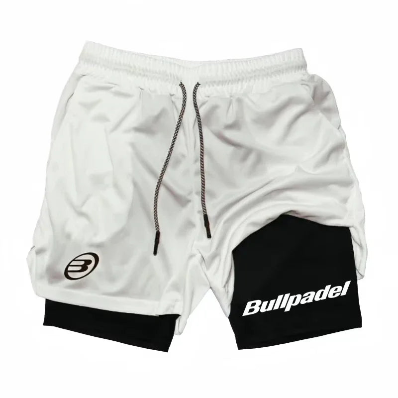Short sport homme respirant séchage rapide fitness - coloris blanc - Wellness Fusion