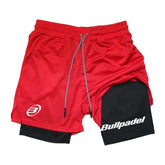 Short sport homme respirant séchage rapide fitness - coloris rouge - Wellness Fusio