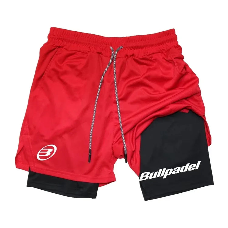 Short sport homme respirant séchage rapide fitness - coloris rouge - Wellness Fusio