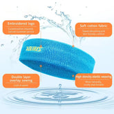 Bandeau sport coton ultra absorbant - Wellness Fusion