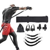 Kit bandes de résistance entraînement boxe fitness - Wellness Fusion