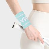 Bandeau poignet sport antidérapant maintien fitness musculation running - Wellness Fusion