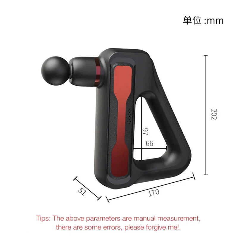 Pistolet massage électrique fascia récupération musculaire - Wellness Fusion