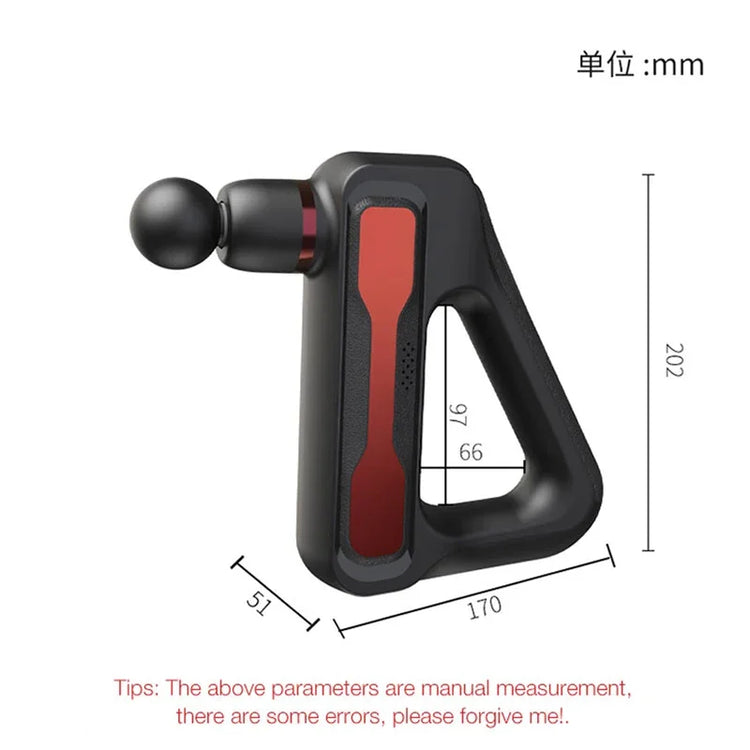 Pistolet massage électrique fascia récupération musculaire - Wellness Fusion