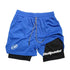 Short sport homme respirant séchage rapide fitness - coloris blue - Wellness Fusion