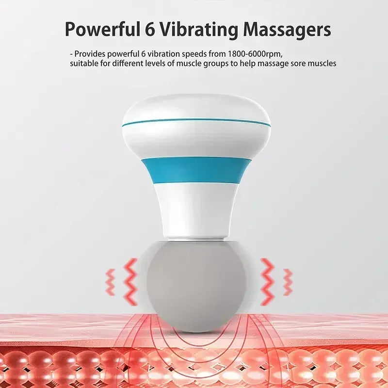 Mini pistolet massage portable percussion tissus profonds - Wellness Fusion