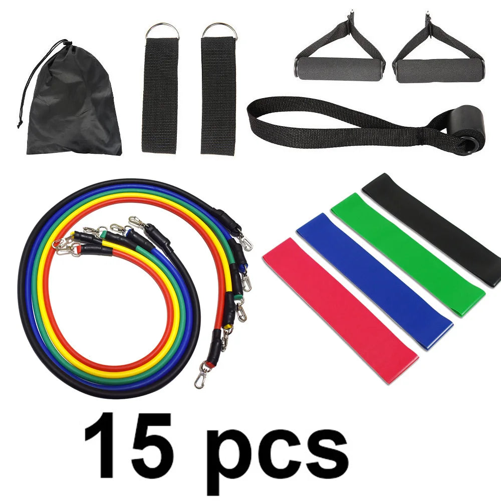 Kit bandes élastiques fitness équipement gymnastique - Wellness Fusion