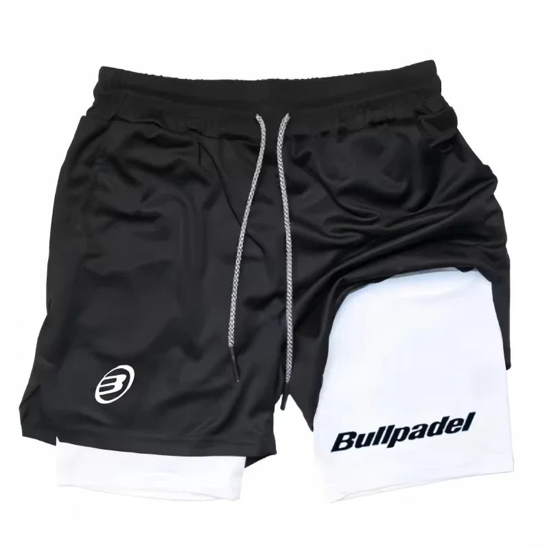Short sport homme respirant séchage rapide fitness - coloris noir - Wellness Fusion