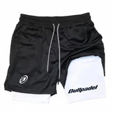 Short sport homme respirant séchage rapide fitness - coloris noir - Wellness Fusion