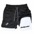Short sport homme respirant séchage rapide fitness - coloris noir - Wellness Fusion