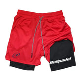 Short sport homme respirant séchage rapide fitness - coloris rouge - Wellness Fusion