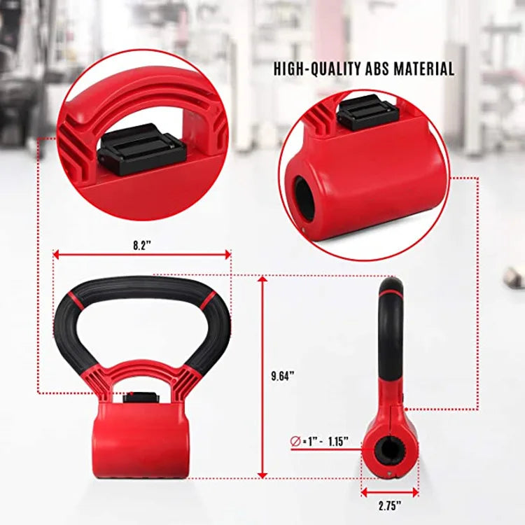 Poignée kettlebell haltère trou unique - Wellness Fusion