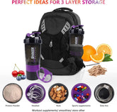 Shaker protéine 500ml portable mélangeur fitness sans grumeaux - Wellness Fusion