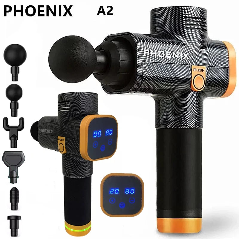 Phoenix A2 pistolet massage professionnel - Wellness Fusion