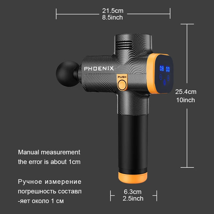 Phoenix A2 pistolet massage professionnel - Wellness Fusion