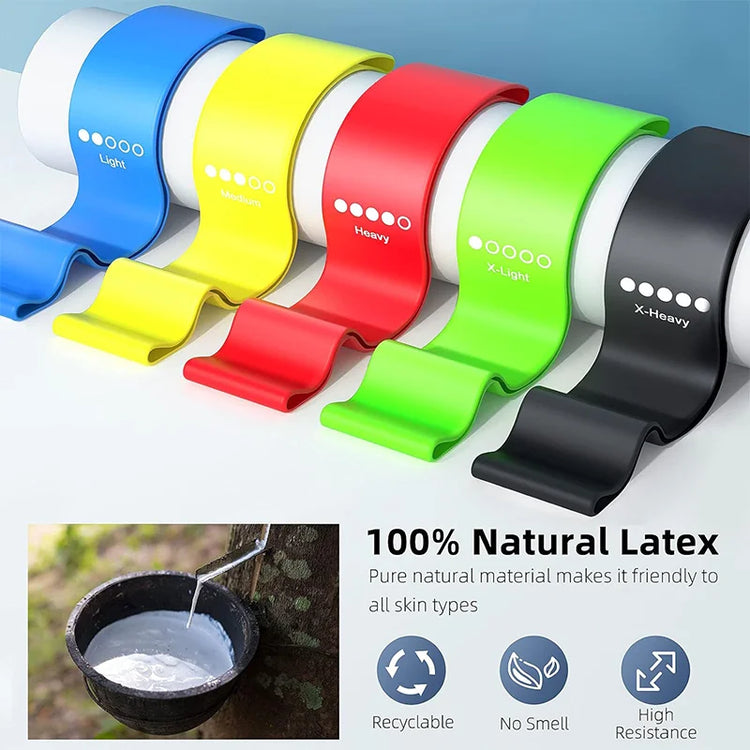 Différent Resistance Bands Yoga Band Fitness Exercice Training Hip Tension Band Leg Squat Dance Elastique Loop Stretch Band